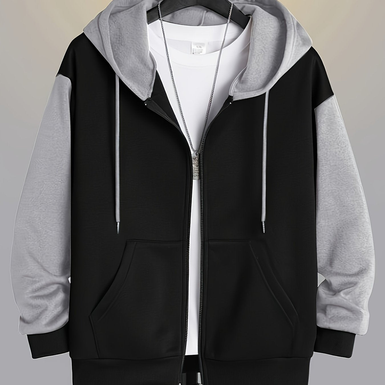 Sinclair | Color Block Zip-Up Hoodie