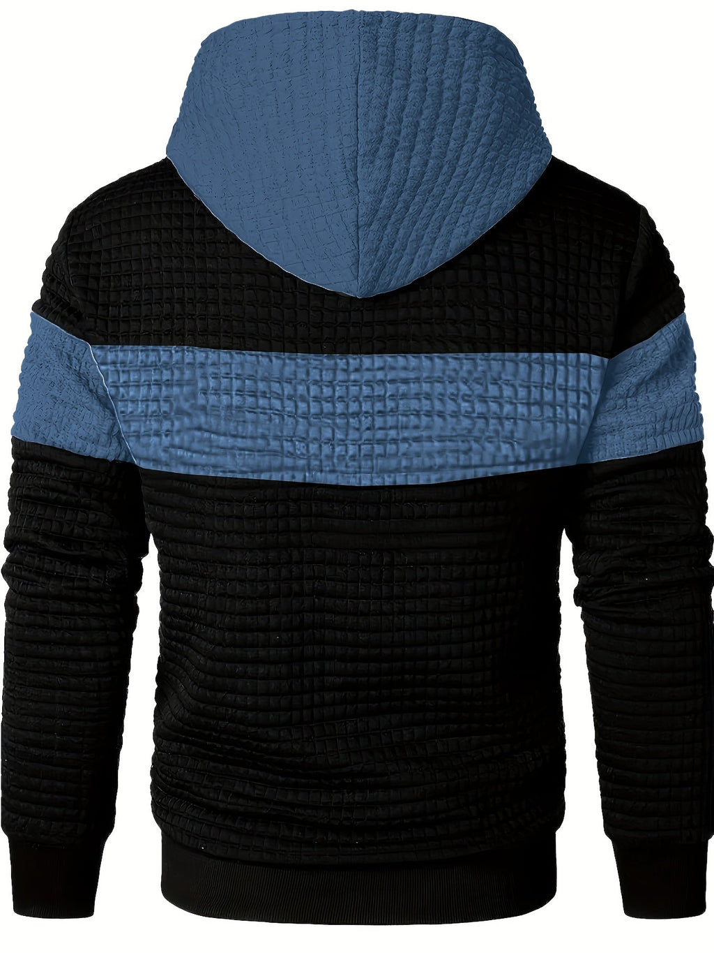 Knox | Color Block Textured Hoodie
