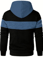 Knox | Color Block Textured Hoodie