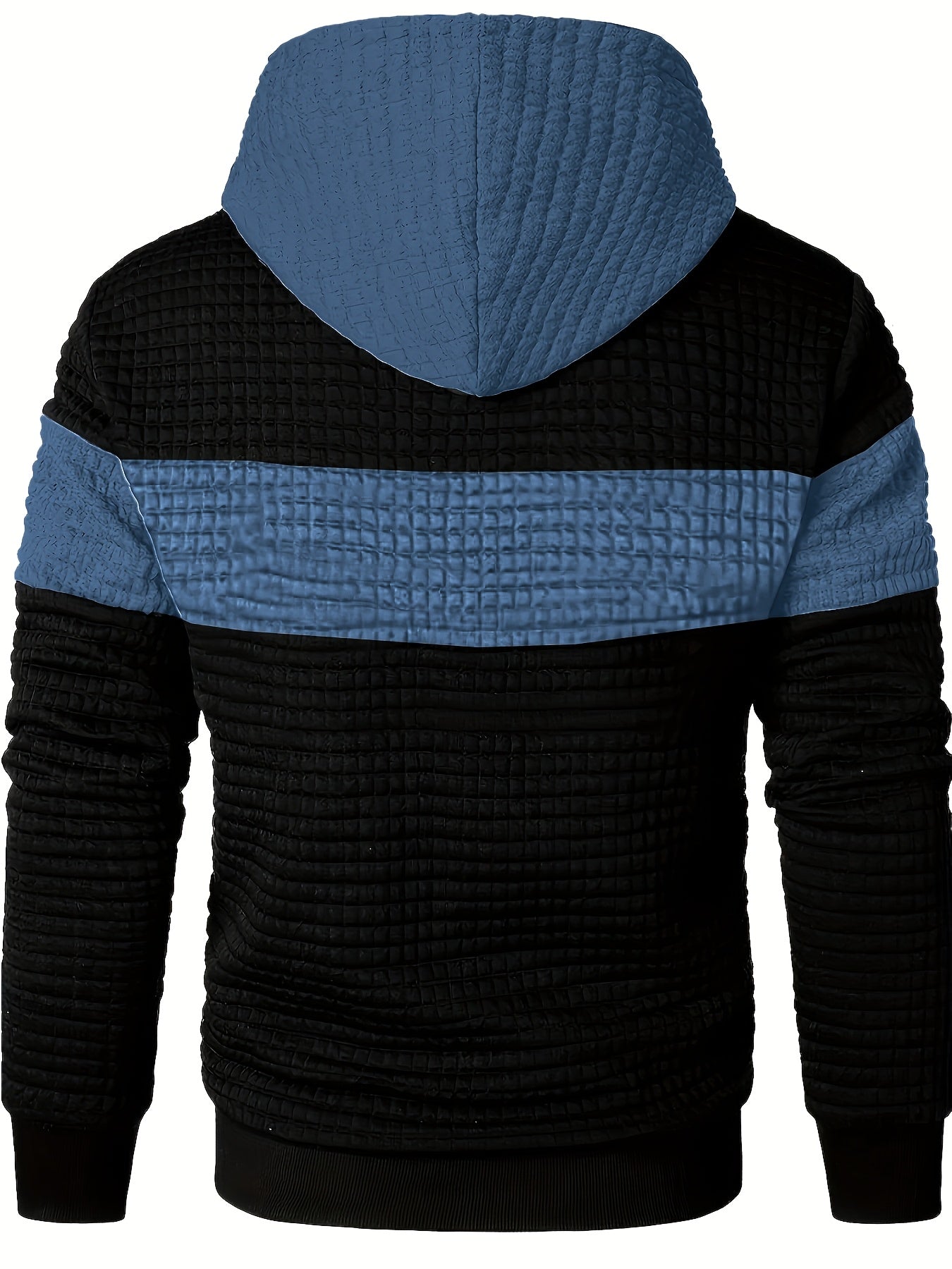 Knox | Color Block Textured Hoodie