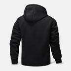 Men's fleece-lined winter hoodie jacket — additional view