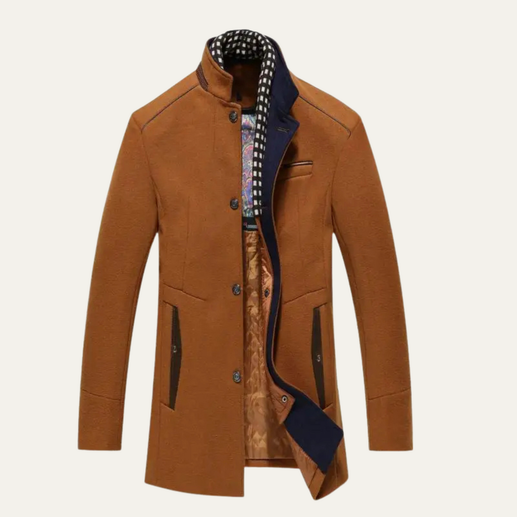Men's stand-collar heritage trench coat — additional view
