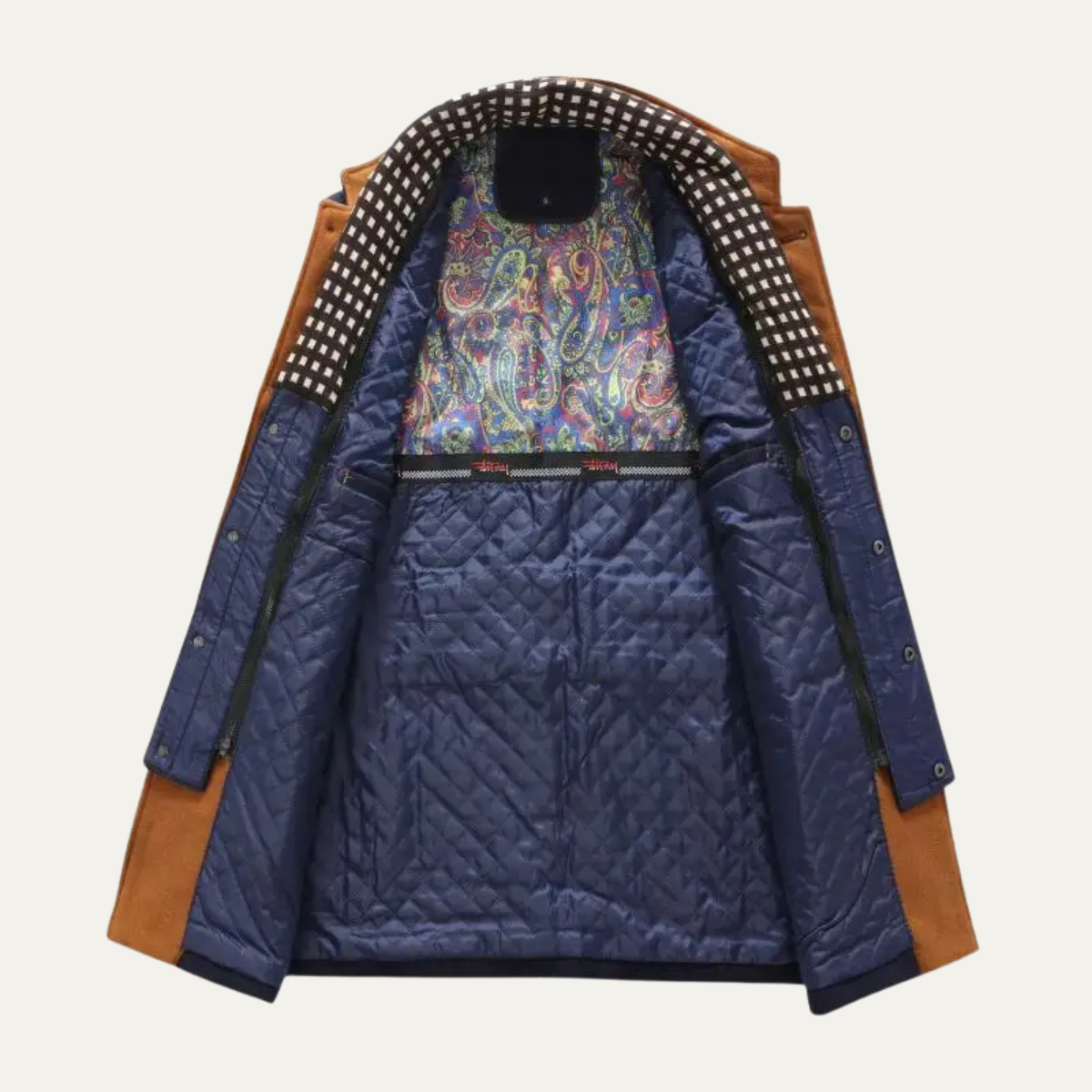 Men's stand-collar heritage trench coat — additional view
