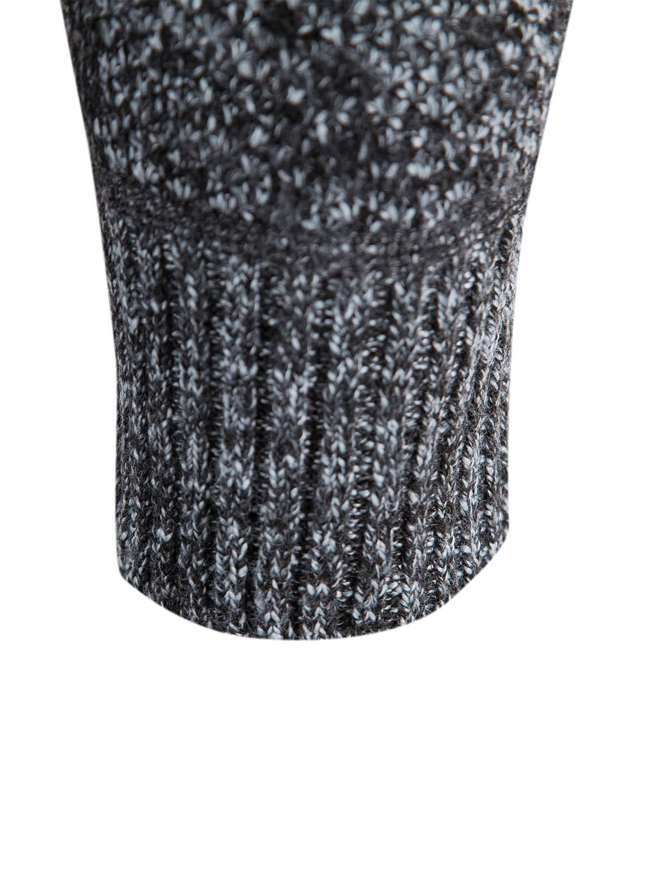 Men's color block ribbed cardigan — additional view