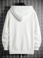 Men's hooded drawstring sweatshirt — alternate view