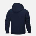 Men's fleece-lined winter hoodie jacket — additional view