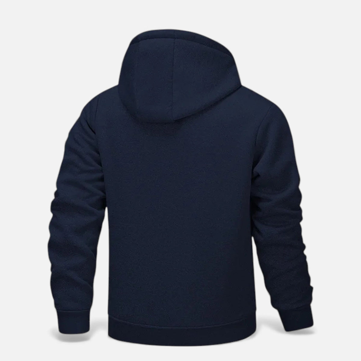 Men's fleece-lined winter hoodie jacket — additional view