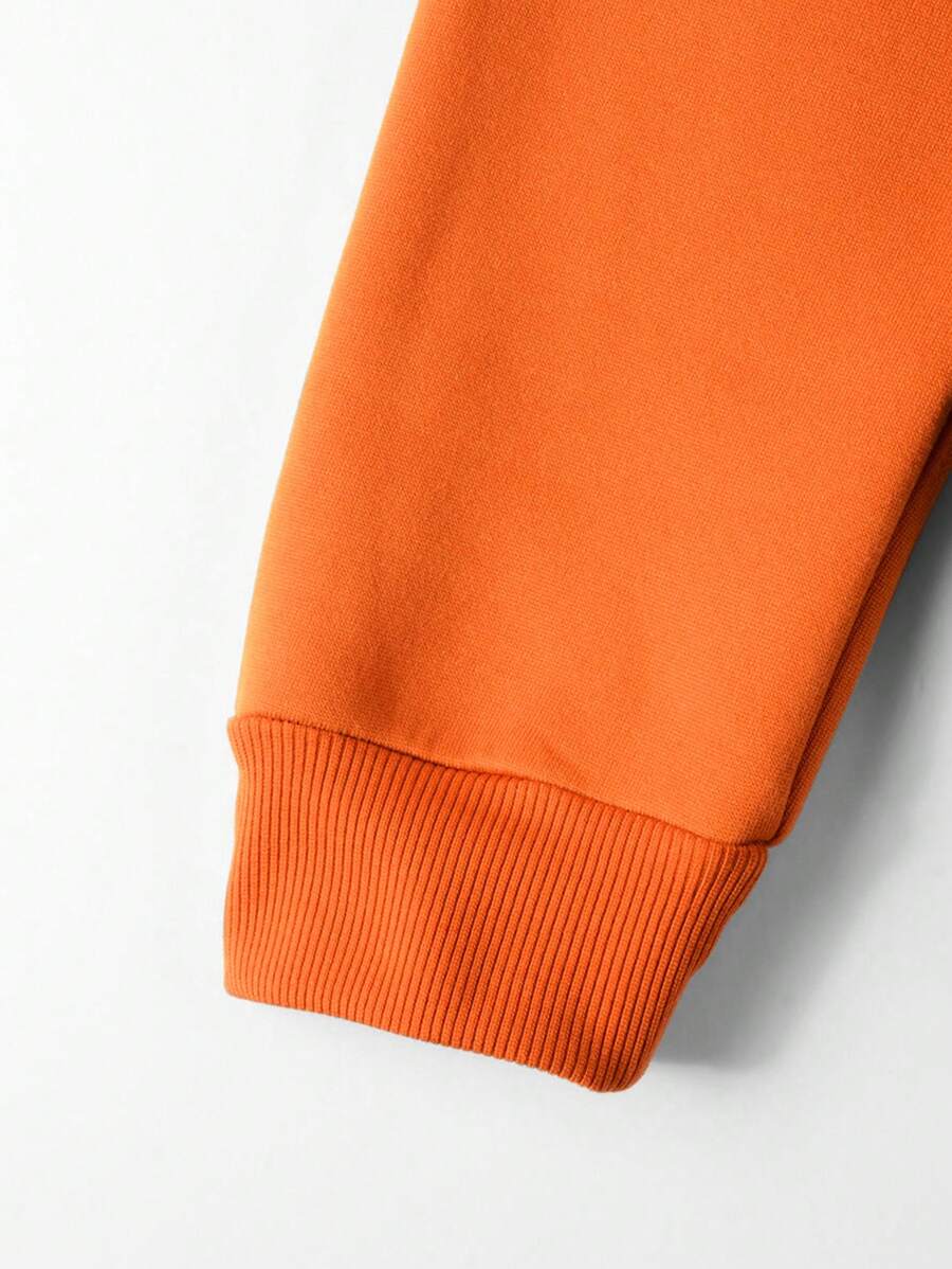 Men's hooded drawstring sweatshirt — additional view