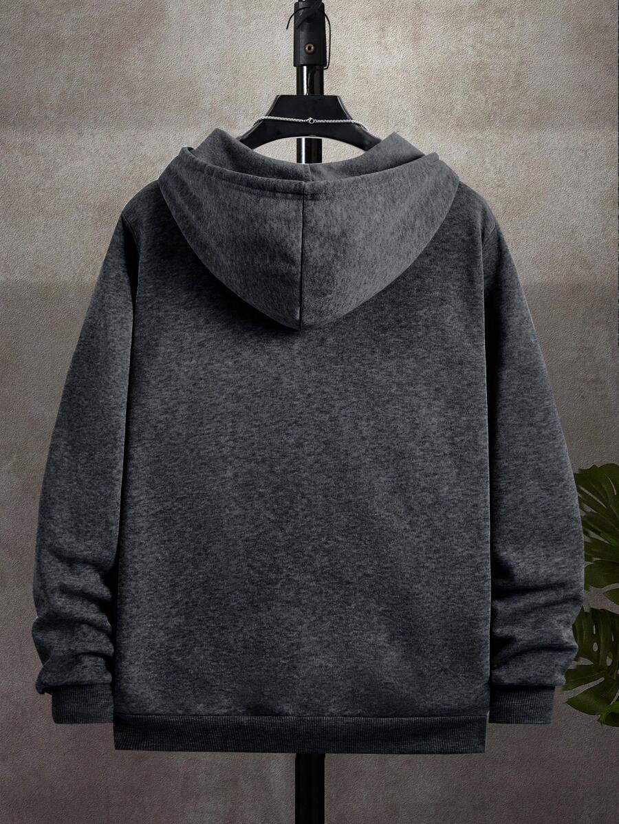 Men's zip-up hooded sweatshirt — alternate view