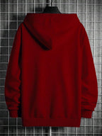 Men's hooded drawstring sweatshirt — additional view
