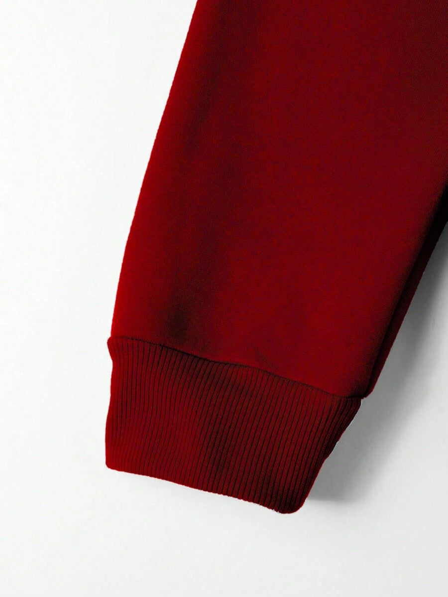 Men's hooded drawstring sweatshirt — additional view