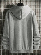 Men's hooded drawstring sweatshirt — additional view