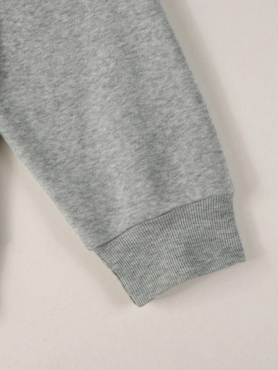 Men's hooded drawstring sweatshirt — additional view