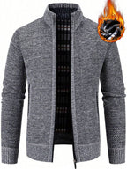 Men's color block ribbed cardigan — additional view