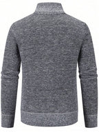 Men's color block ribbed cardigan — additional view