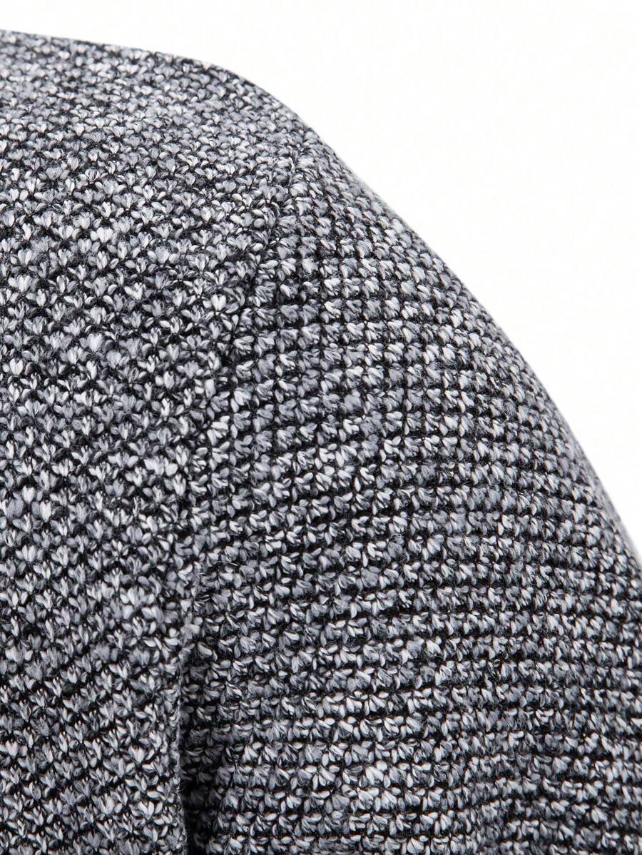 Men's color block ribbed cardigan — additional view
