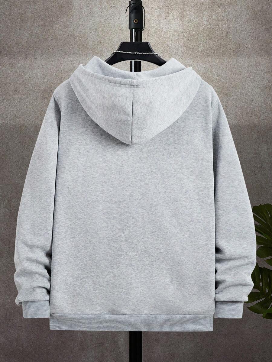 Men's zip-up hooded sweatshirt — additional view