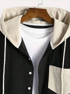 Men's corduroy relaxed-fit hoodie — additional view