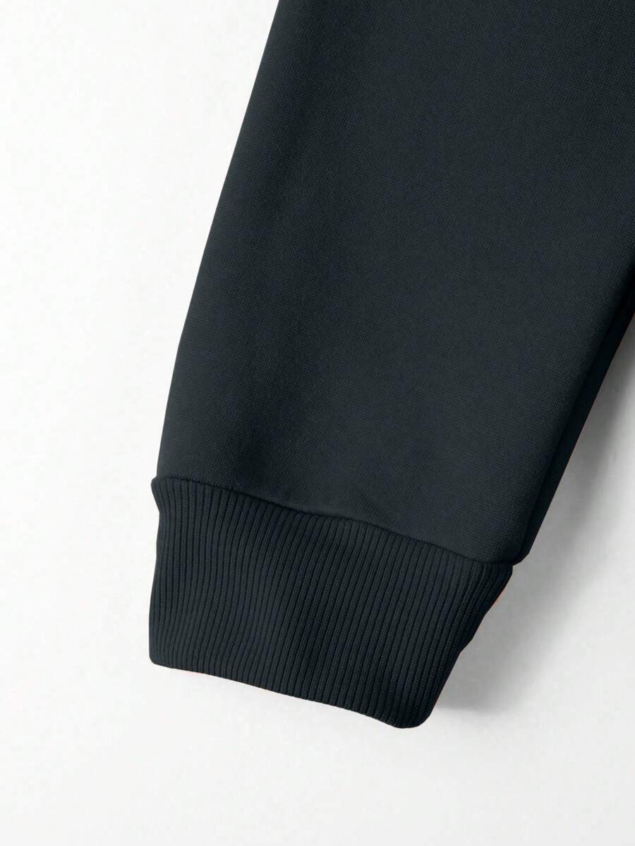 Men's hooded drawstring sweatshirt — additional view