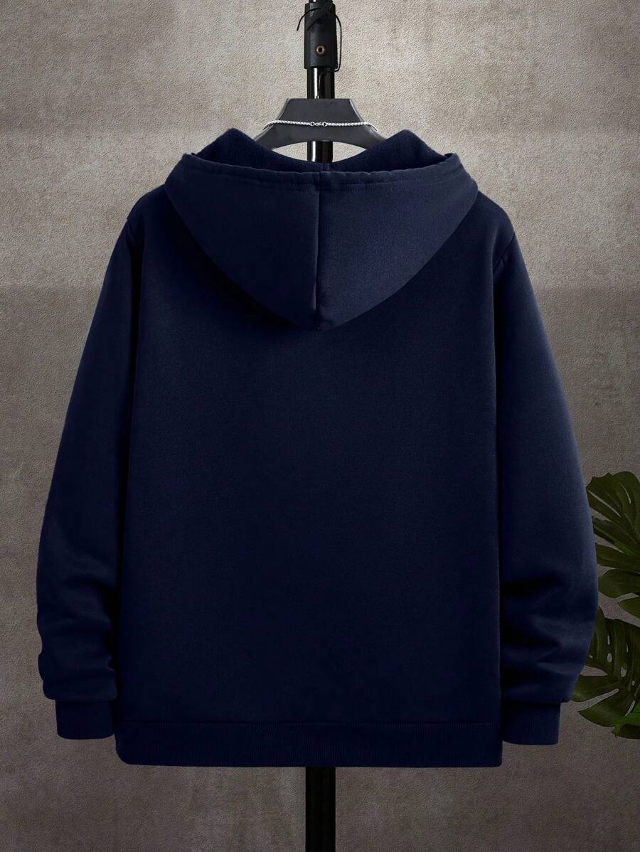 Men's zip-up hooded sweatshirt — additional view