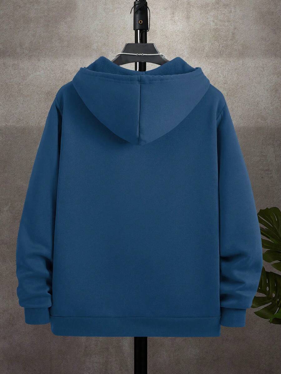 Men's zip-up hooded sweatshirt — additional view