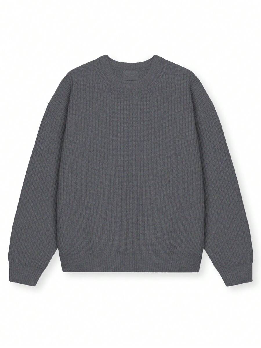 Men's crew neck long sleeve pullover — additional view