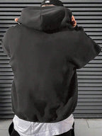 Men's drawstring long sleeve hoodie — additional view