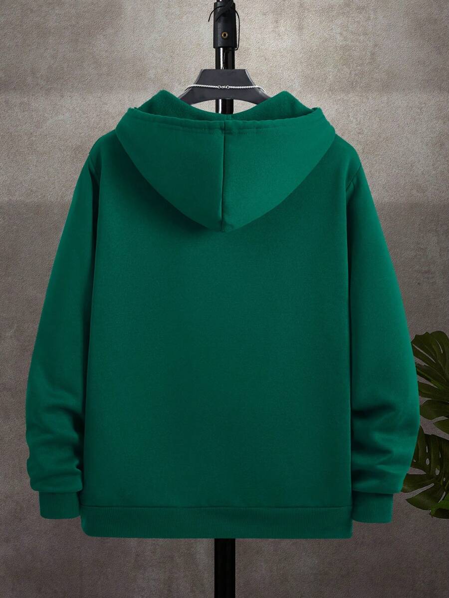 Men's zip-up hooded sweatshirt — additional view