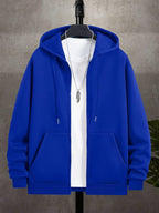 Men's zip-up hooded sweatshirt — additional view