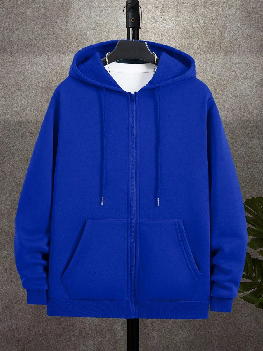 Men's zip-up hooded sweatshirt — additional view