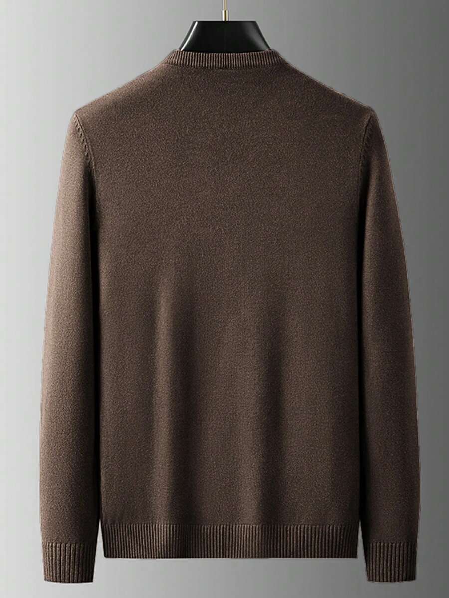 Men's crew neck slim-fit sweater — additional view