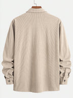 Men's corduroy button-up shacket — additional view