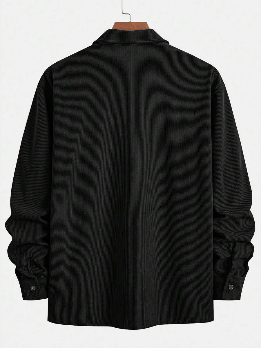 Men's corduroy button-up shacket — additional view