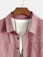 Men's corduroy button-up shacket — additional view