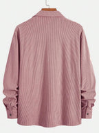 Men's corduroy button-up shacket — additional view