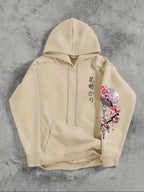 Men's kangaroo pocket drawstring hoodie — alternate view