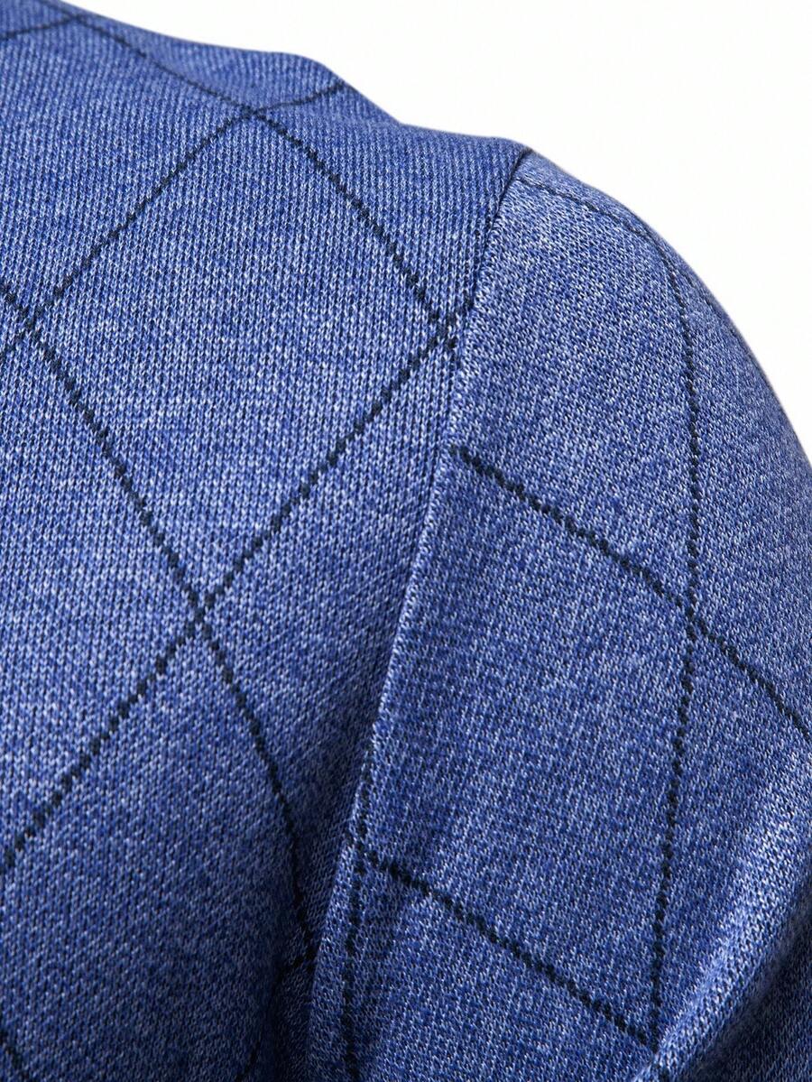 Men's half-zip long sleeve pullover — additional view