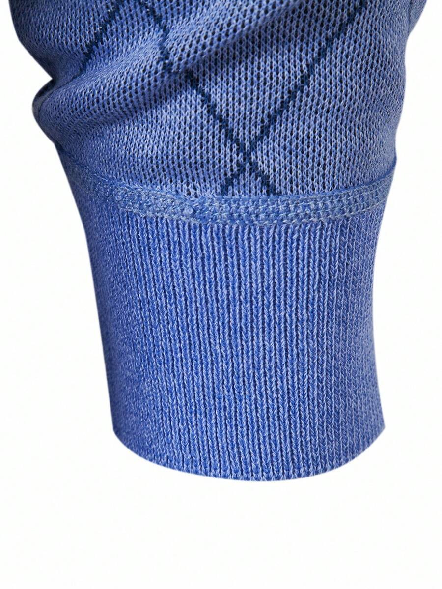 Men's half-zip long sleeve pullover — additional view