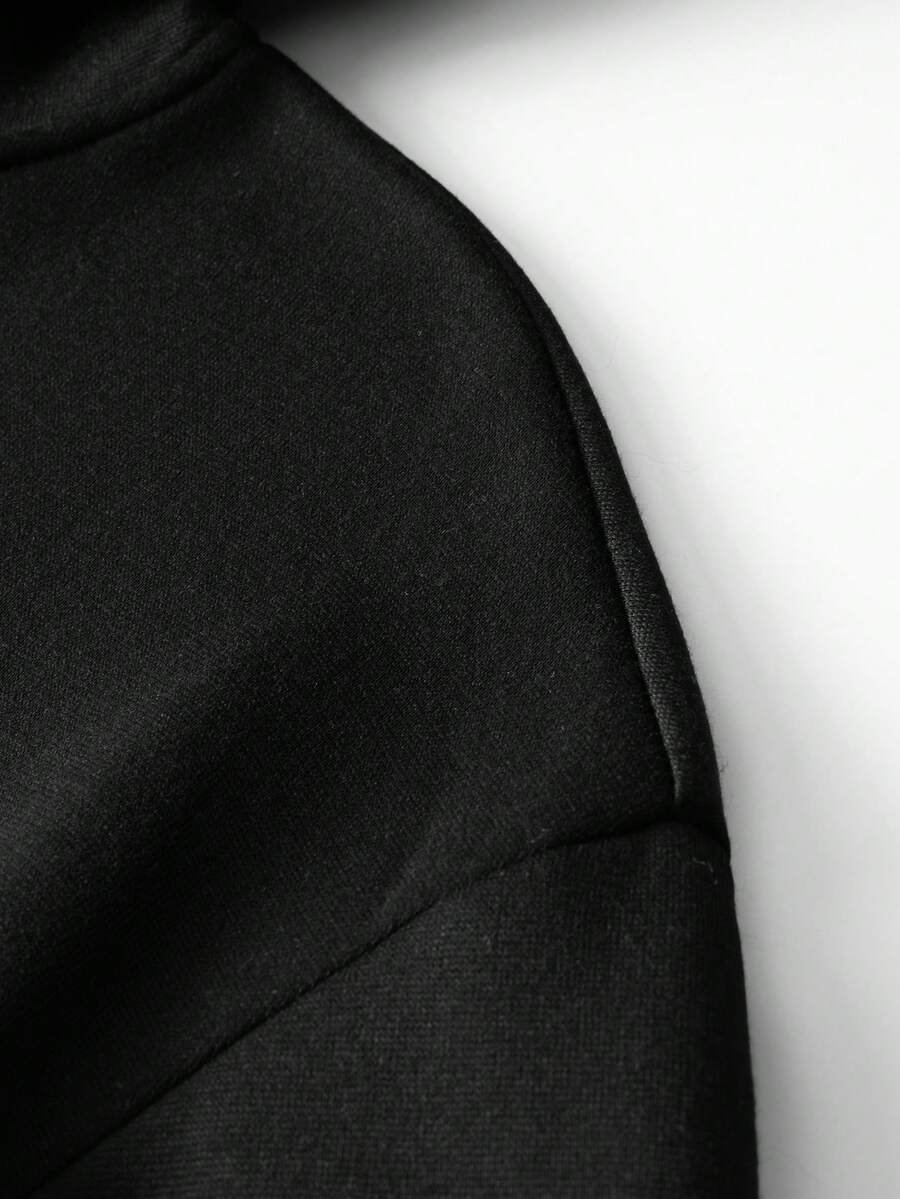 Men's kangaroo pocket drawstring hoodie — additional view