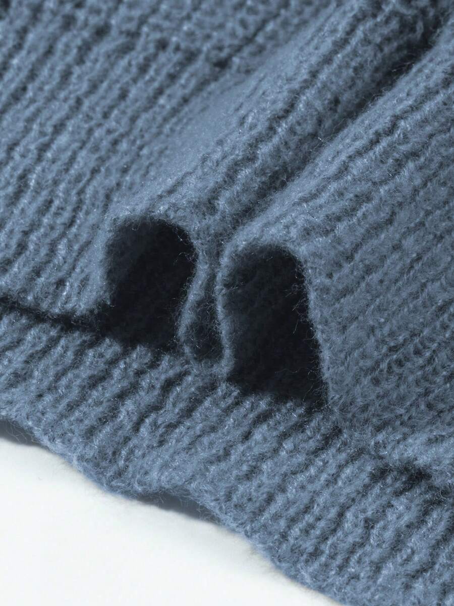 Men's crew neck relaxed-fit pullover — additional view
