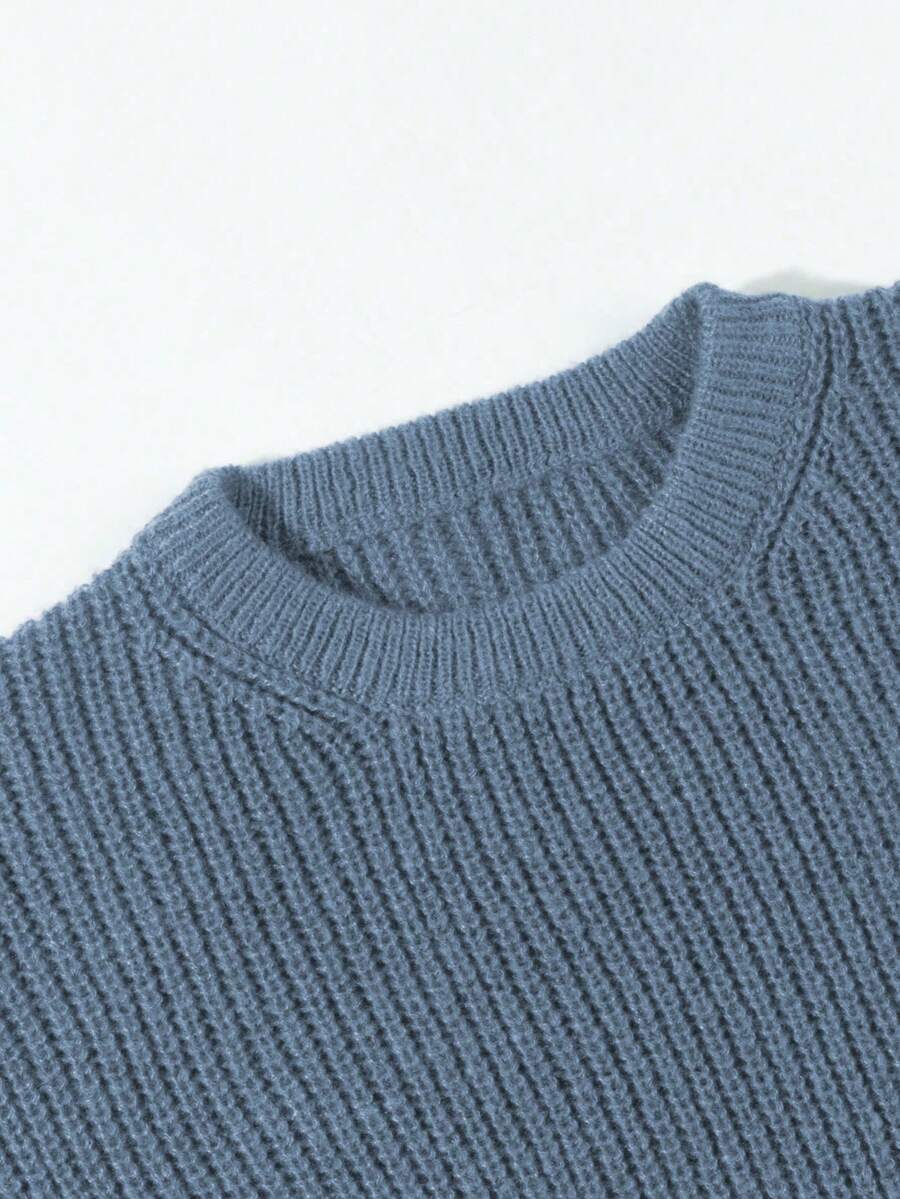 Men's crew neck relaxed-fit pullover — additional view
