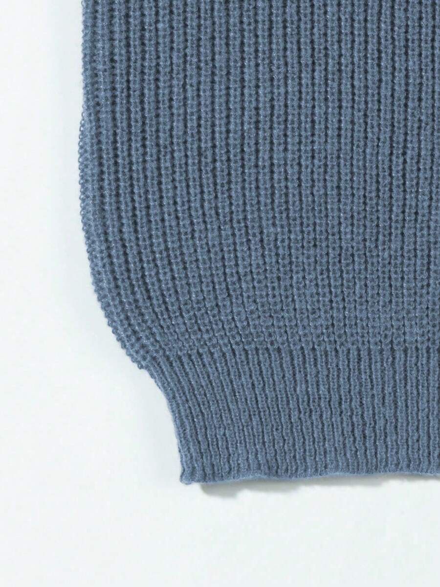 Men's crew neck relaxed-fit pullover — additional view