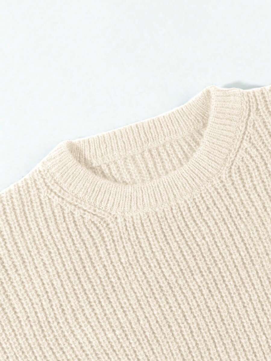 Men's crew neck relaxed-fit pullover — additional view