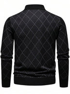 Men's half-zip long sleeve pullover — additional view