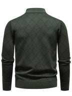 Men's half-zip long sleeve pullover — additional view