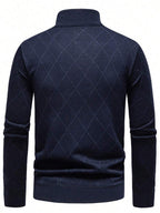 Men's half-zip long sleeve pullover — alternate view