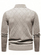 Men's half-zip long sleeve pullover — additional view