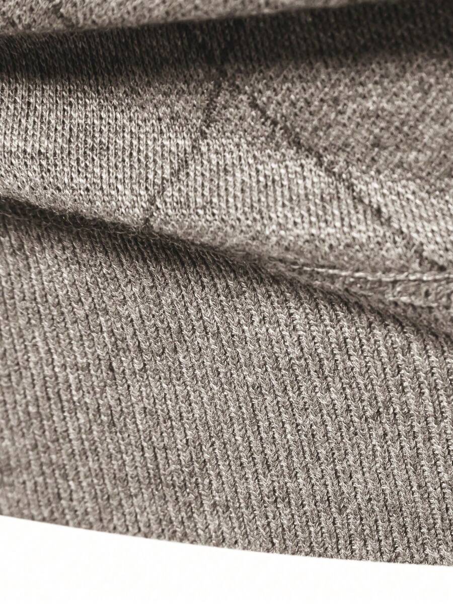 Men's half-zip long sleeve pullover — additional view