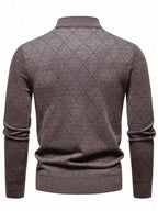 Men's half-zip long sleeve pullover — additional view