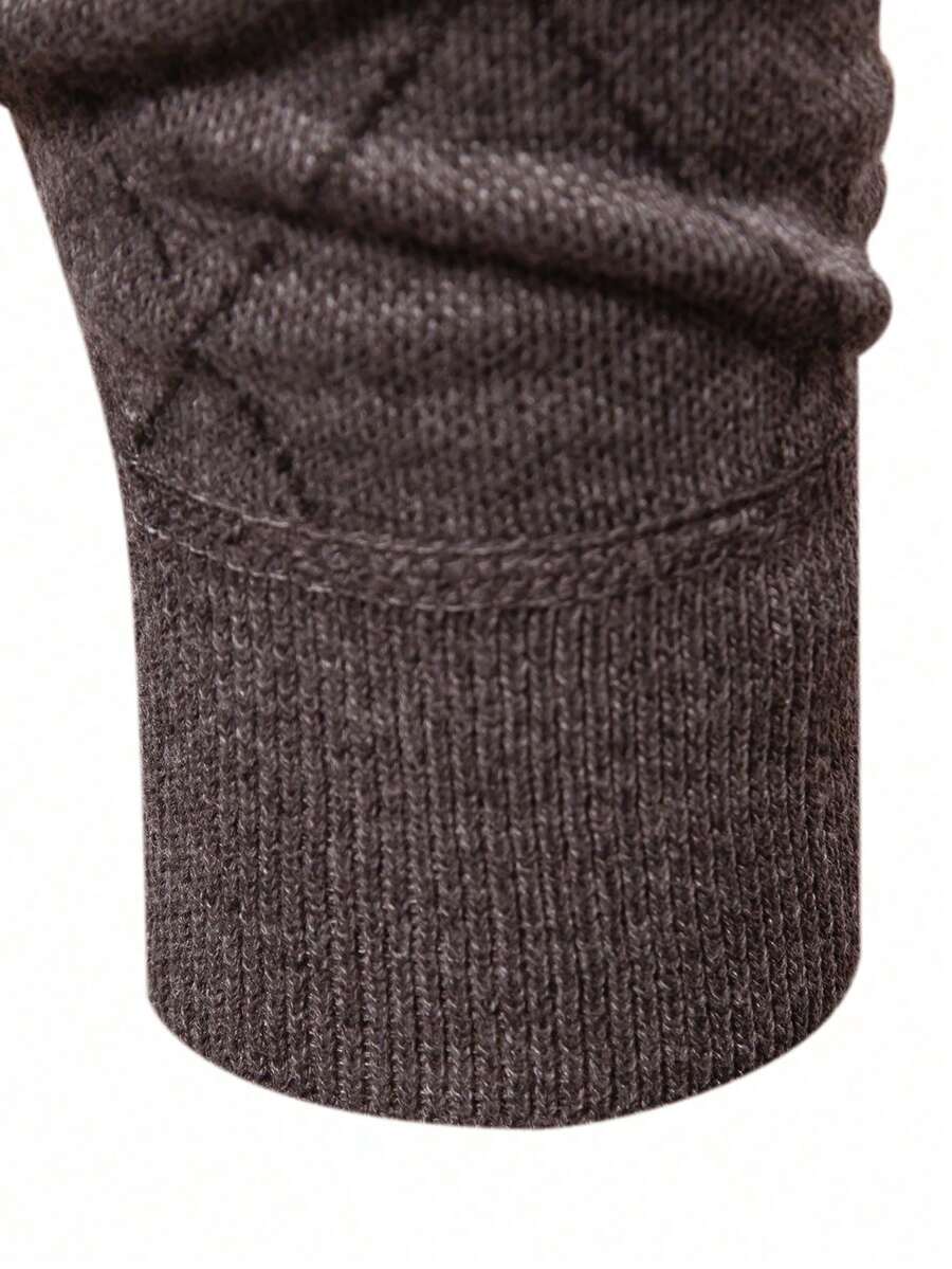 Men's half-zip long sleeve pullover — additional view